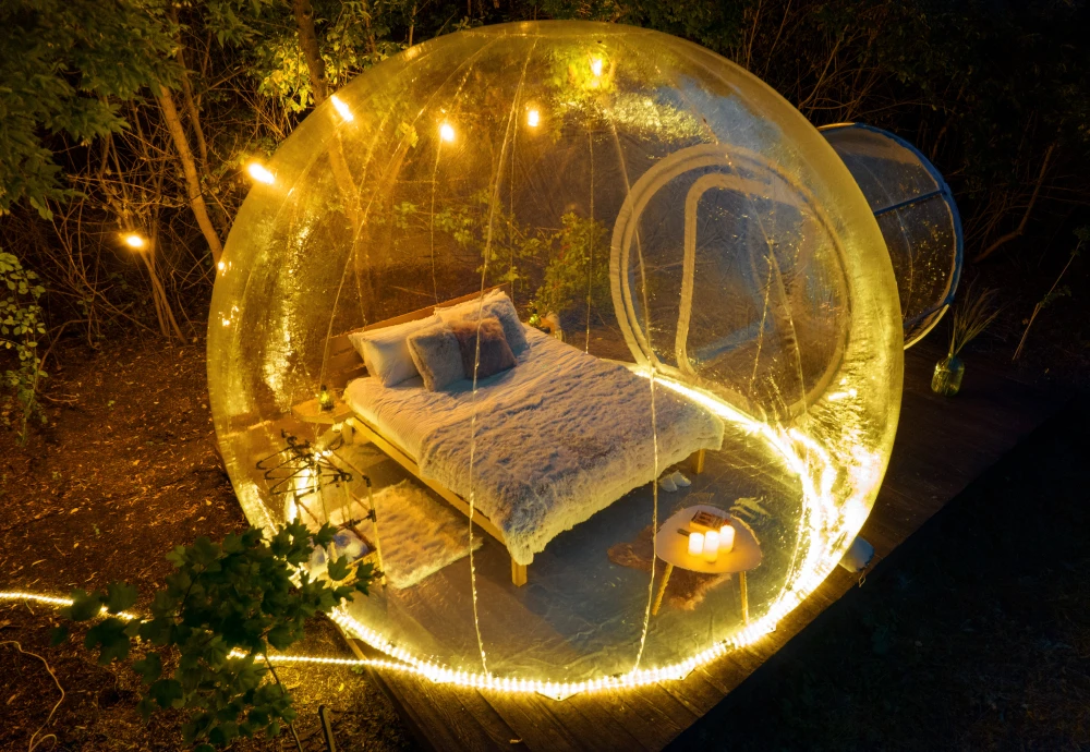 clear bubble tents